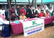 কুলাউড়ায় রক্তদান যুব সমাজ ফাউন্ডেশনের উদ্যোগে বিনামূল্যে রক্তের গ্রুপ নির্ণয়