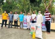 কুলাউড়ায় ১৬০টি পরিবারের মাঝে ব্যতিক্রমী উপহার সামগ্রী বিতরণ