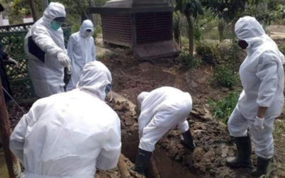 কুলাউড়ায় ‘কোভিড-১৯’ এ মারা গেলে ফোন দিলেই পৌছে যাবে ‘কোভিড-১৯ লাশ দাফন টিম’