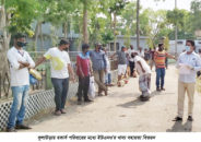 কুলাউড়ায় হকার্স পরিবারের মধ্যে ইউএনও’র খাদ্য সহায়তা বিতরন