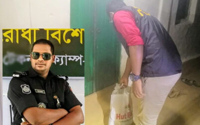 কুলাউড়ায় গভীর রাতে দুর্গম বাগানের চা শ্রমিকদের পাশে র‌্যাব কমান্ডার শামীম