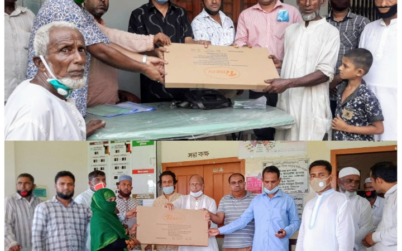 কুলাউড়ায় এমপি সুলতান মনসুরের সৌর বিদ্যুৎ বিতরণ