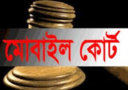 কুলাউড়ায় সামাজিক দুরত্ব না রাখায় মোবাইল কোর্ট