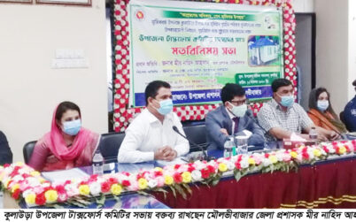 কুলাউড়ায় জেলা প্রশাসক নাহিদ আহসান       নির্ধারিত সময়ের মধ্যে উপকারভোগীদের গৃহ হস্তান্তর করতে হবে