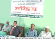 কুলাউড়া ব্যবসায়ী সমিতির নির্বাচনের প্রার্থীদের সাথে মতবিনিময়