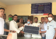 কুলাউড়ার পৃথিমপাশায় এমপি সুলতান মনসুরের পক্ষে সৌর বিদ্যুৎ বিতরণ