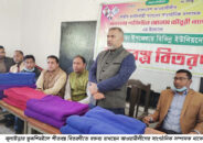 কুলাউড়ায় আওয়ামী লীগের সাংগঠনিক সম্পাদক নাদেলের শীতবস্ত্র বিতরণ