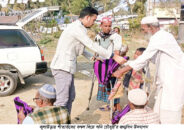 কুলাউড়ায় শীতার্তদের কম্বল দিয়ে অনি চৌধুরী’র জন্মদিন উদযাপন