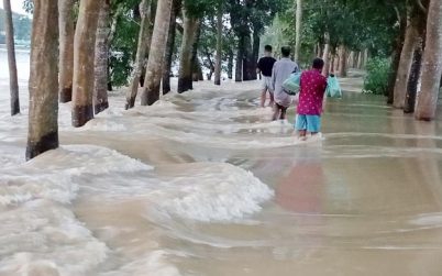 ছাতকে পাহাড়ি ঢলে নিম্নাঞ্চল প্লাবিত, ভোগান্তিতে ২০ হাজার মানুষ